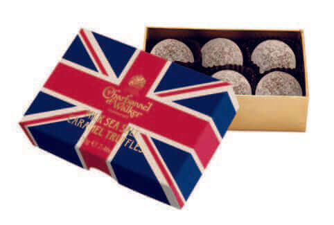 Milk Sea Salt Caramel Truffles Union Jack 70g