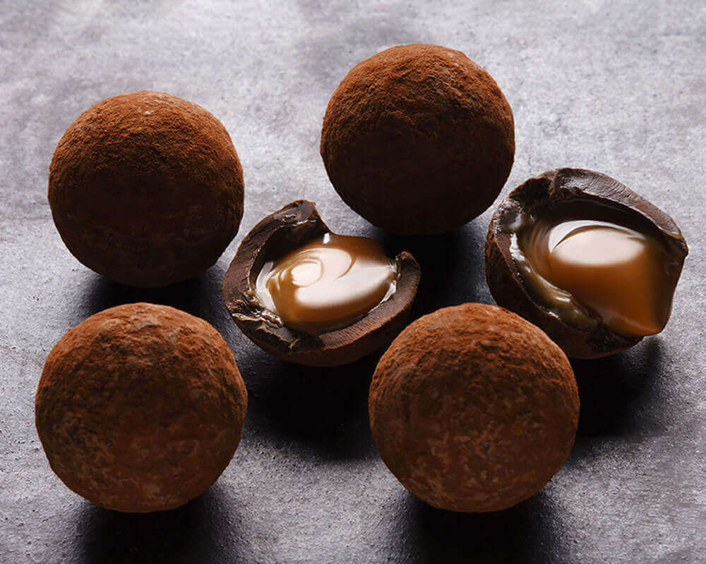 Dark Sea Salt Caramel Truffles Round 120g