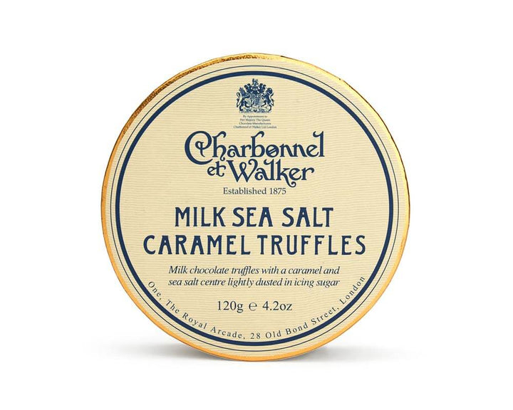 Milk Sea Salt Caramel Truffles Round 120g