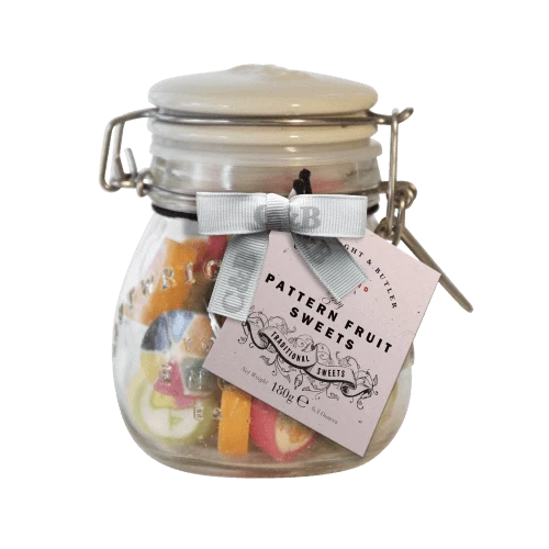 C&B Pattern Fruit Candy in Gift Jar 170g