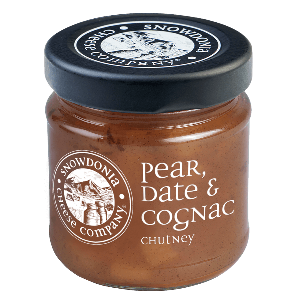 Snowdonia Pear, Date & Cognac Chutney 114g