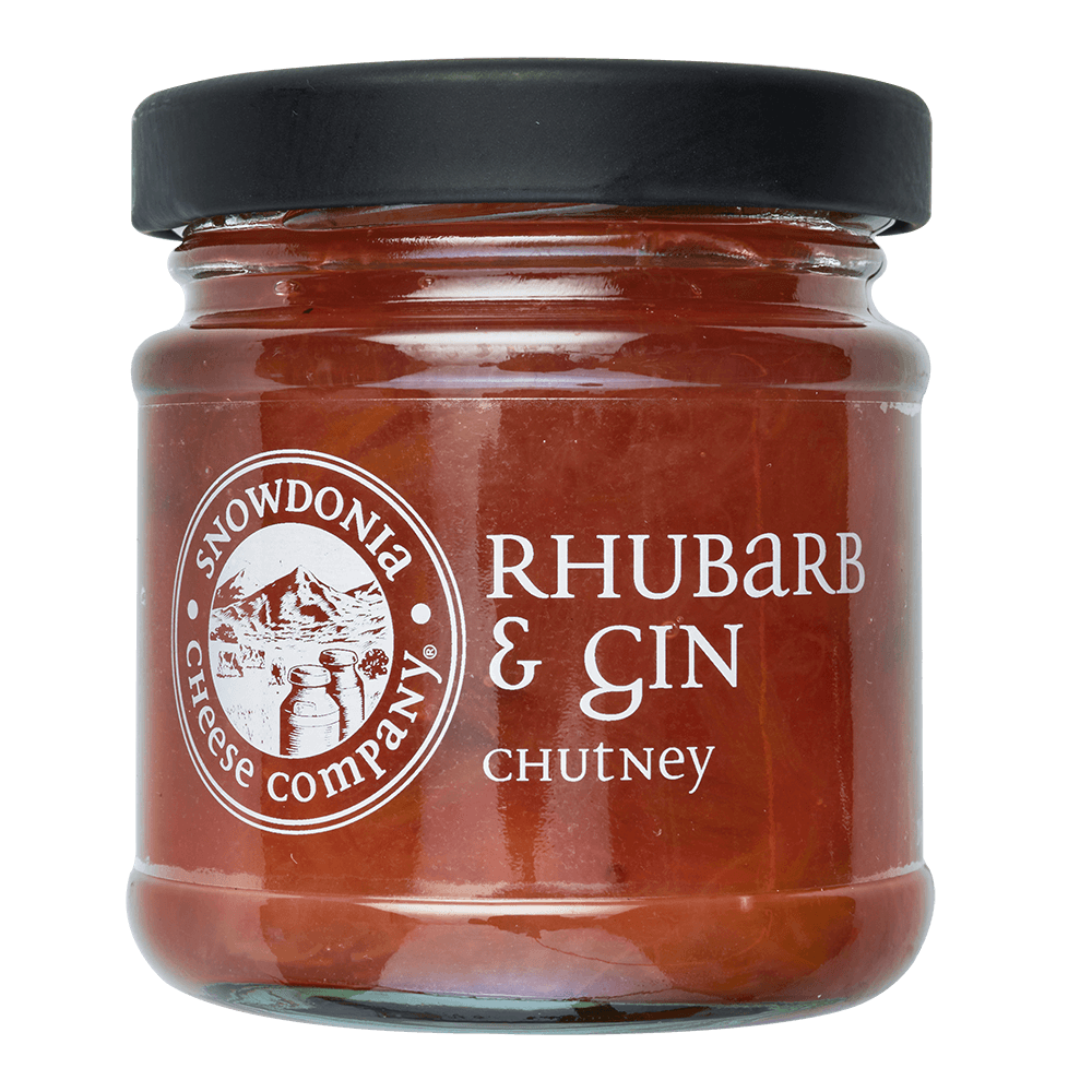 Snowdonia Rhubarb & Gin Chutney 114g