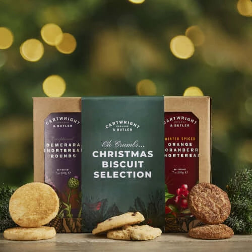 C&B Trio Of Biscuits Christmas Selection