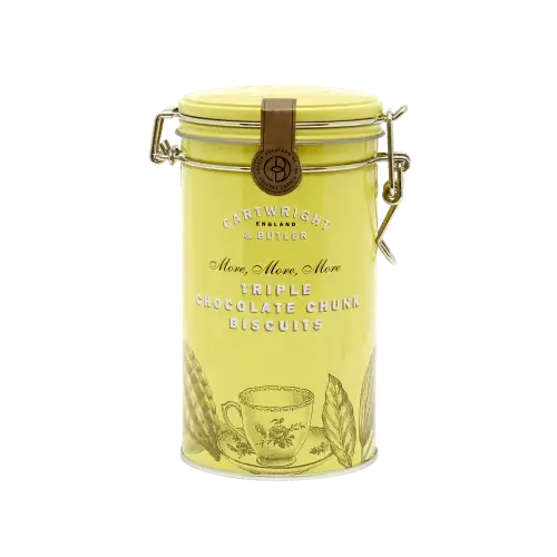 C&B Triple Chocolate Chunk Biscuits in Gift Tin 200g