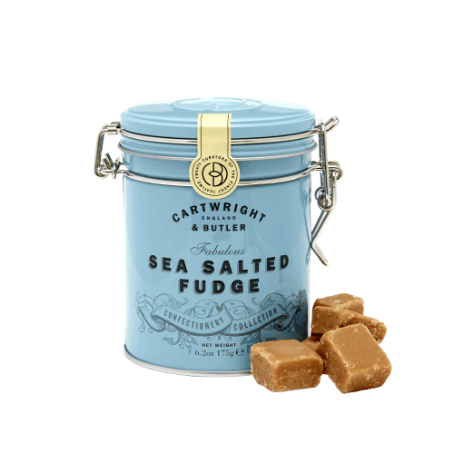 C&B Sea Salted Fudge in Gift Tin 175g