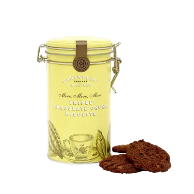 C&B Triple Chocolate Chunk Biscuits in Gift Tin 200g