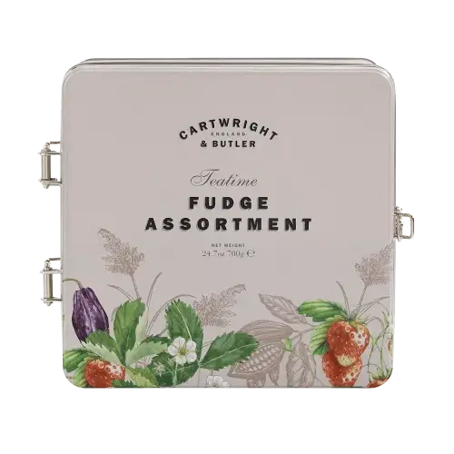 C&B Teatime Fudge Assortment in Luxury Gift Tin 4 x 175g