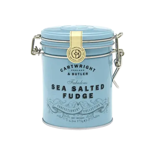 C&B Sea Salted Fudge in Gift Tin 175g