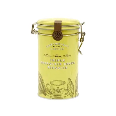 C&B Triple Chocolate Chunk Biscuits in Gift Tin 200g