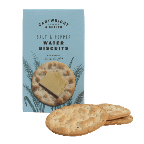 C&B Water biscuits with Sea Salt and Black Pepper 150g