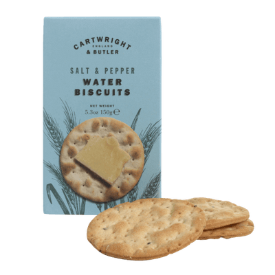 C&B Water biscuits with Sea Salt and Black Pepper 150g