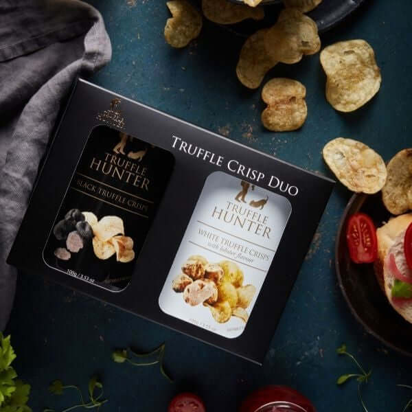 Black & White Luxury Truffle Crisps Set