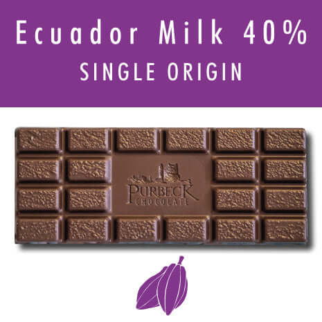 Purbeck 40% Milk Chocolate Bar 100g