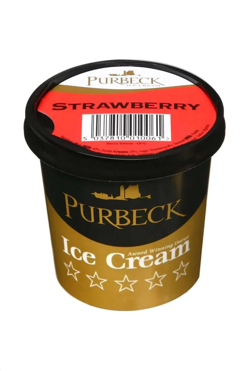 Purbeck Ice Cream Strawberry 125ml