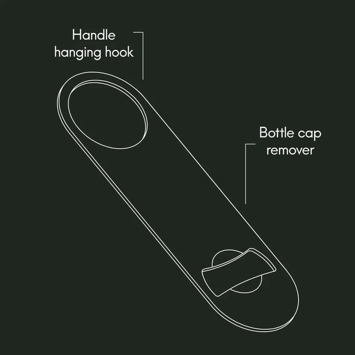 Viners Silver Flat Bottle Opener